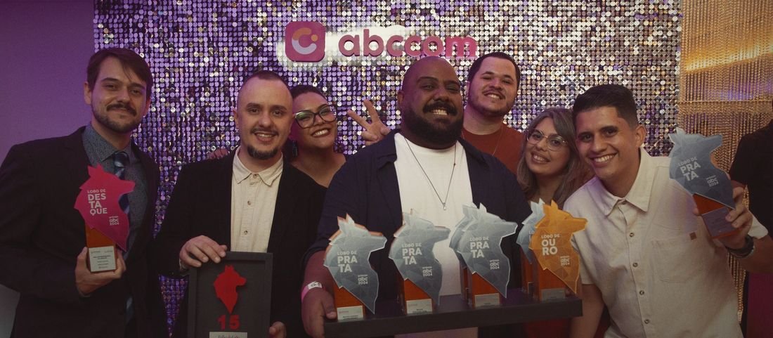 Equipe da Agência Chairô premiada no ABC.COM