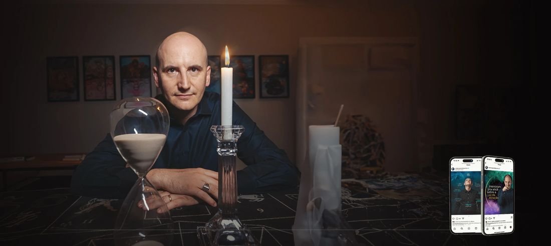 Stefano Gradi, criador e professor do nicho holístico